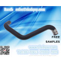 Weather resistance unreinforced tubing with auto oil rubber hose